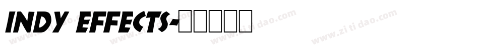 Indy Effects字体转换